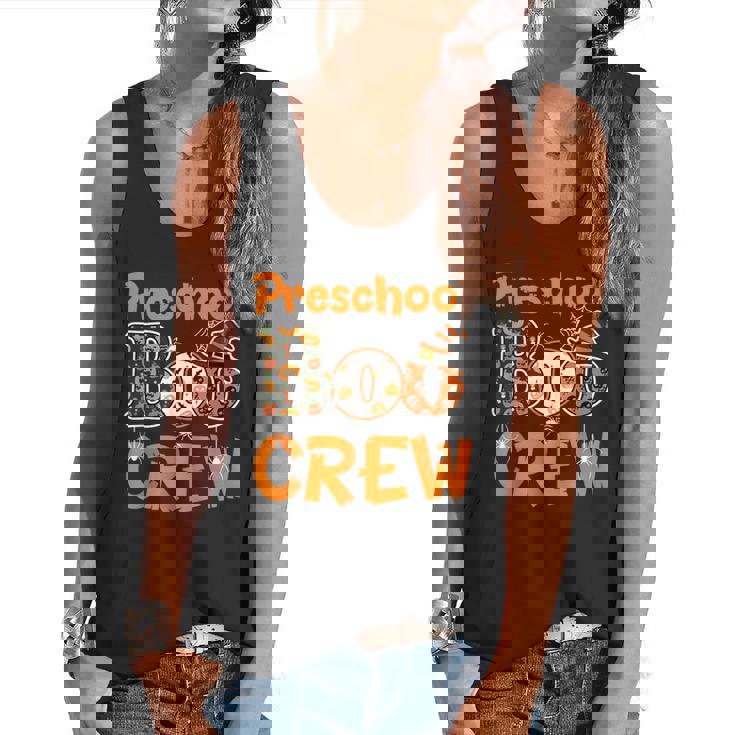 Preschool Boo Crew Halloween Teachers Students Costume Flowy Tank