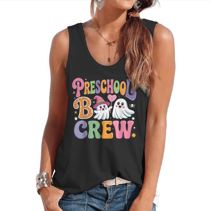 Preschool Boo Crew Preschool Teacher Student Halloween Flowy Tank