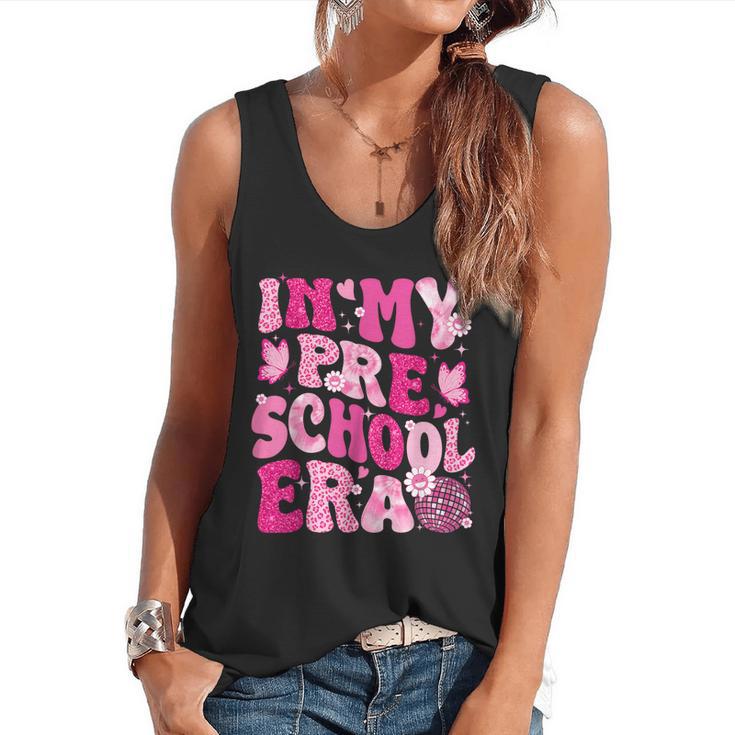 In My Preschool Era Teachers Women Back To School Kids Girls Flowy Tank, trending gift In My Preschool Era Teachers Women Back To School Kids Girls Flowy Tank, trending gift