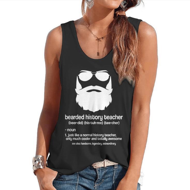 Professor Ancient Teaching Education Bearded History Teacher Flowy Tank