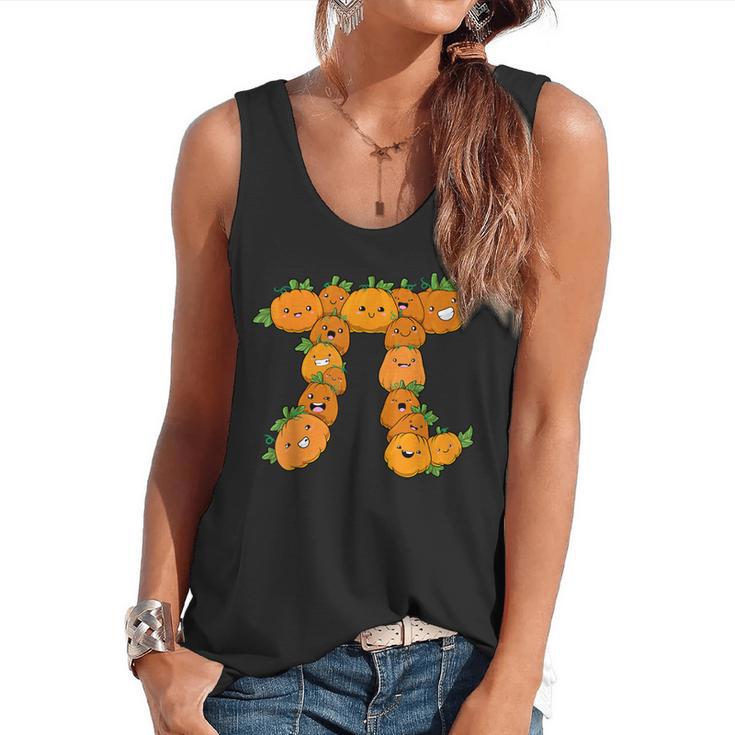 Pumpkin Pi Math Teacher Halloween Costume Geometry Flowy Tank