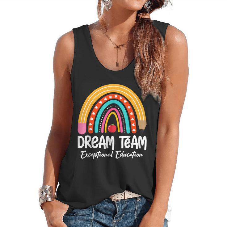 Rainbow Pencil Dream Exceptional Education Team SPED Teacher Flowy Tank