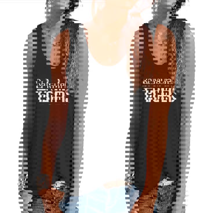 Real Men Marry Teachers Flowy Tank