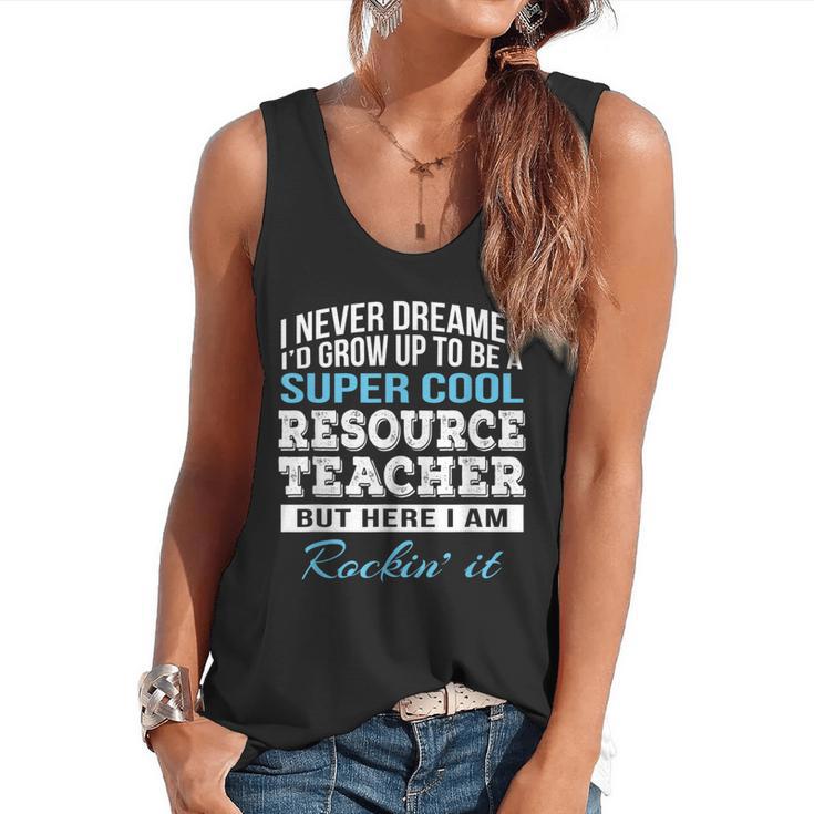 Resource Teacher Tshirt Men Women Flowy Tank