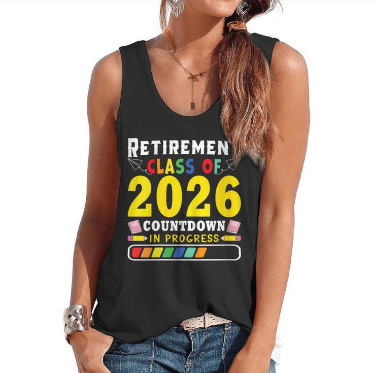 Retirement Primary Elementary Teacher 2026 Retiring Progress Flowy Tank