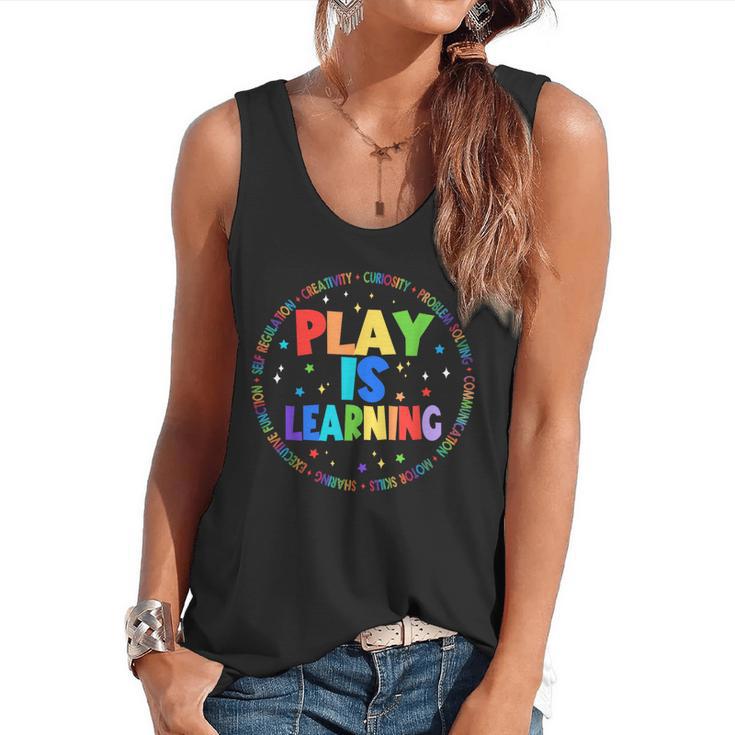 Retro Play Is Learning Teacher Back To School Flowy Tank