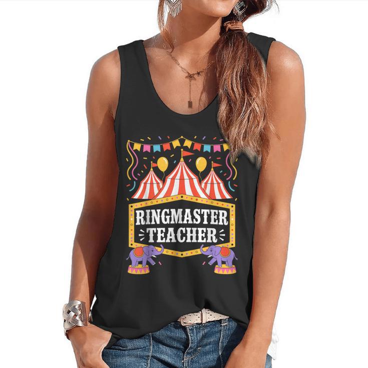 Ringmaster Teacher Circus Party Ringmaster Carnival Flowy Tank