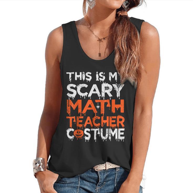 This Is My Scary Math Teacher Costume For Halloween Flowy Tank