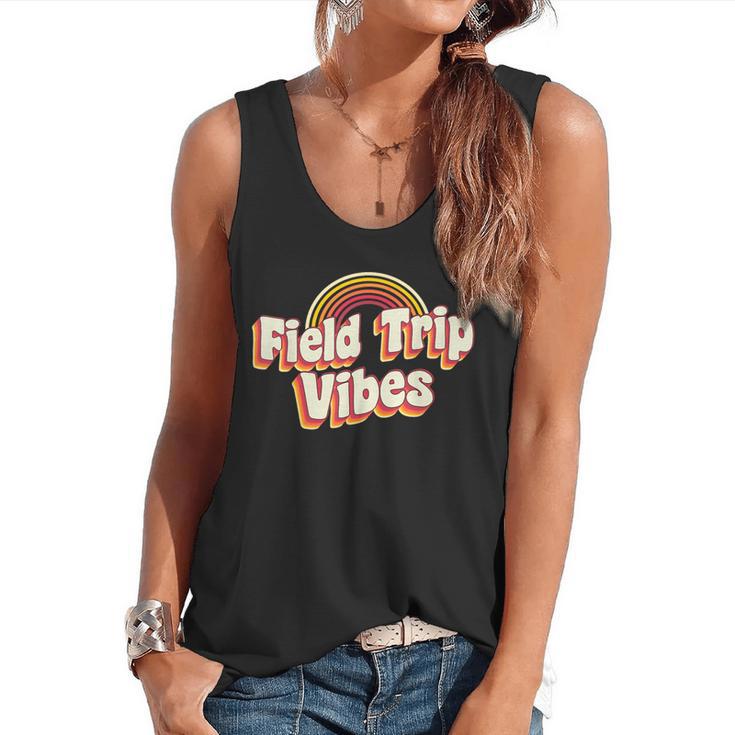 School Bus Trip Vibes Students Teachers Students Field Trip For Men Women Kids Flowy Tank
