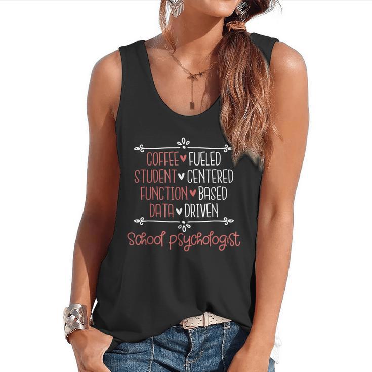 School Psychologist Coffee Student Teacher Psychology Men Women Flowy Tank