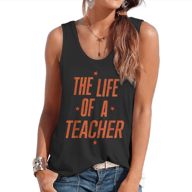 School Teachers Day The Life Of A Teacher Teaching Flowy Tank