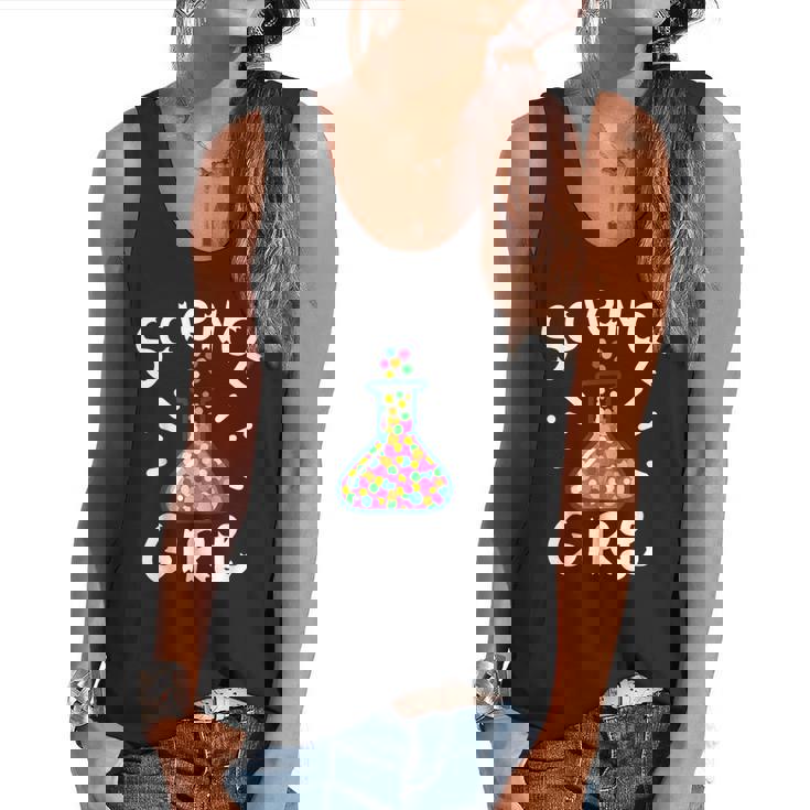 Science Girl Chemistry Biology Student Teacher Flowy Tank