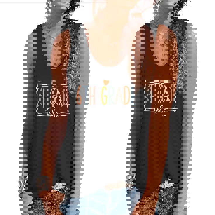 Sixth Grade Teacher 6th Grade Teachers Back To School For Men Women Kids Flowy Tank