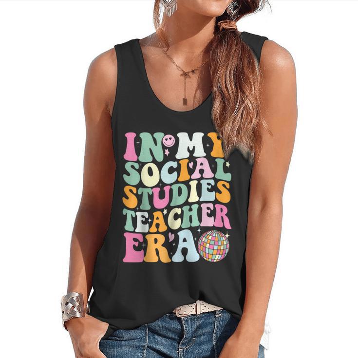 In My Social Studies Teacher Era Cute Social Studies Teacher Flowy Tank