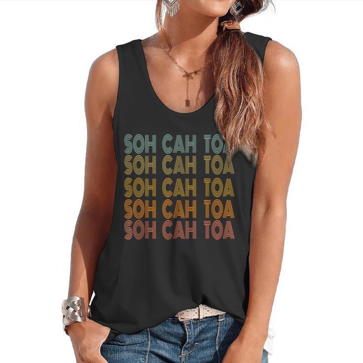 SOH CAH TOA SOHCAHTOA Trigonometry Math Parody Teacher Men Women Kids Flowy Tank