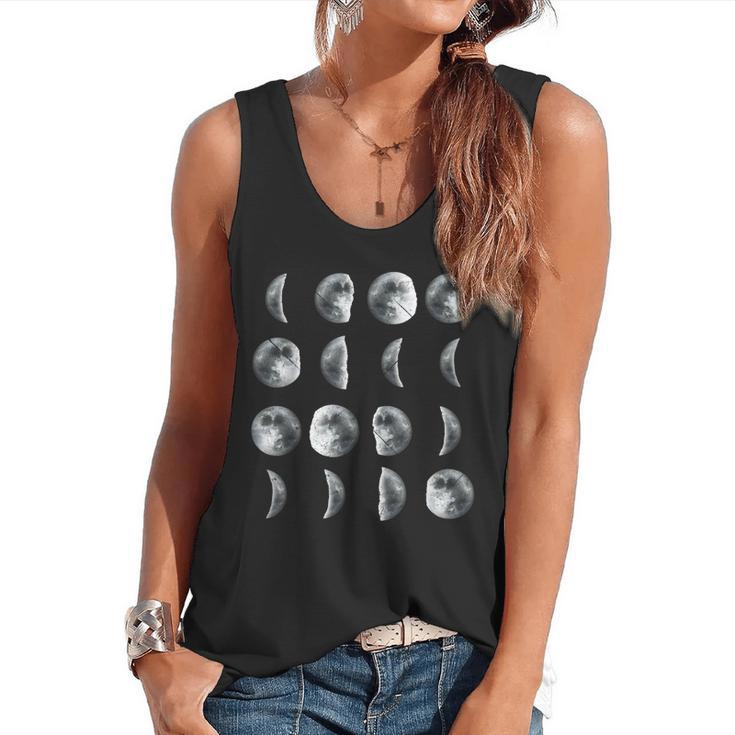 Space Science Student Teacher Leonard Moon Phases Men Women Kids Flowy Tank