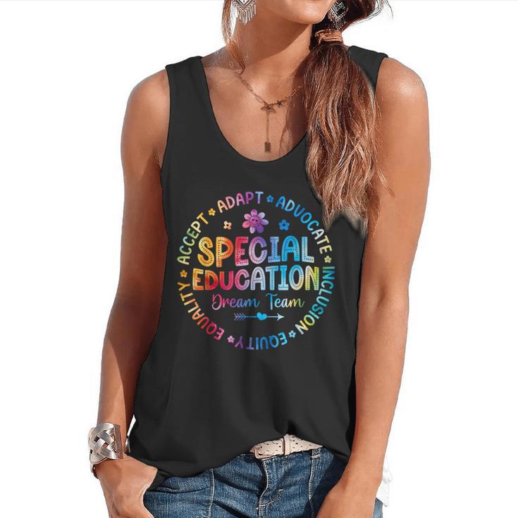 Special Education Squad Dream Team SPED Teacher Back School Flowy Tank
