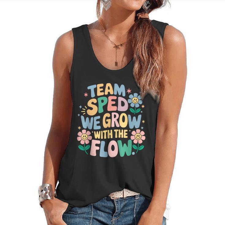 Special Education Teacher Team SPED Grow With The Flow Flowy Tank