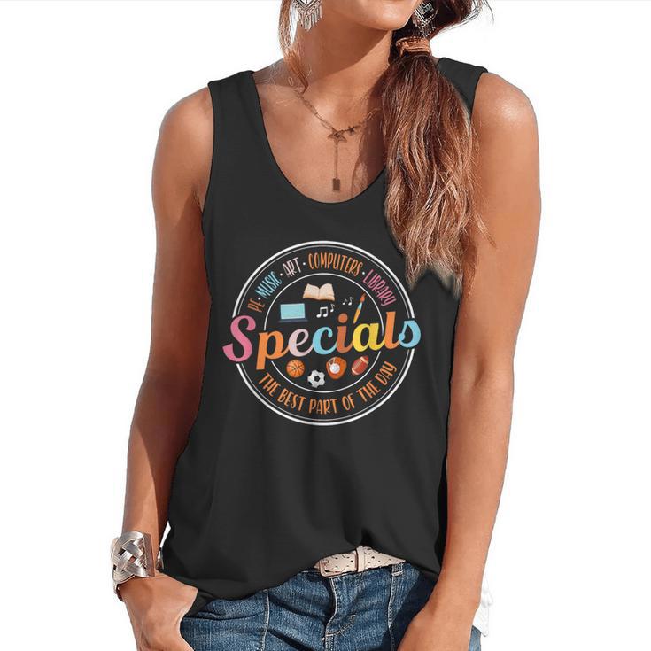 Special Teacher Music Art Library Physical Education Flowy Tank