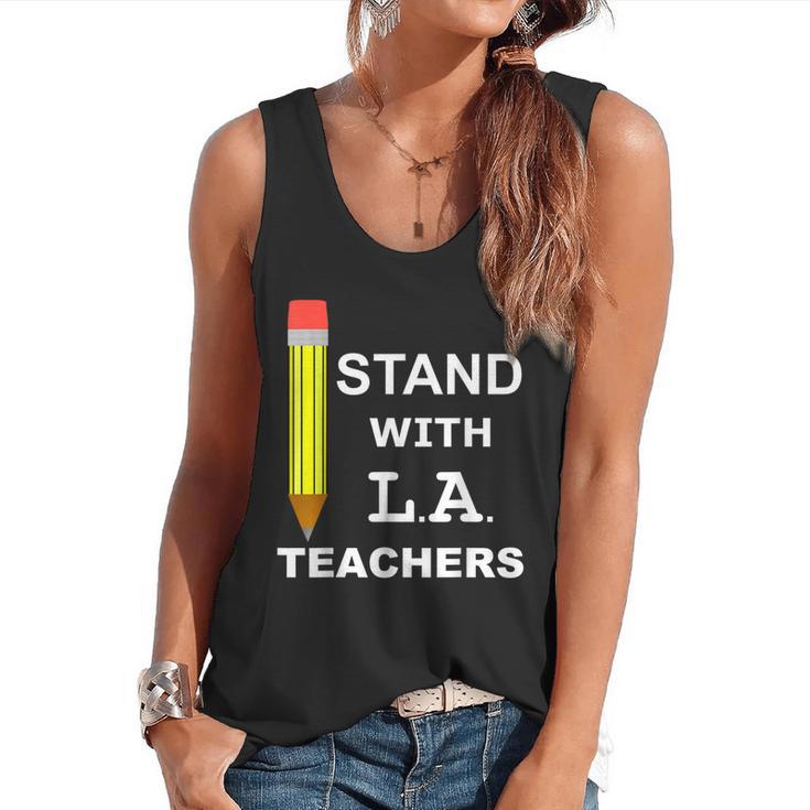 Stand With LA Teachers Tshirt United Los Angeles T Shirt Men Women Kids Flowy Tank