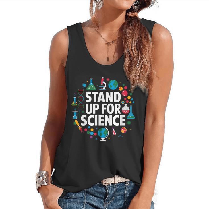 Stand Up For Science STEM Advocacy Pro Scientific Teacher Flowy Tank