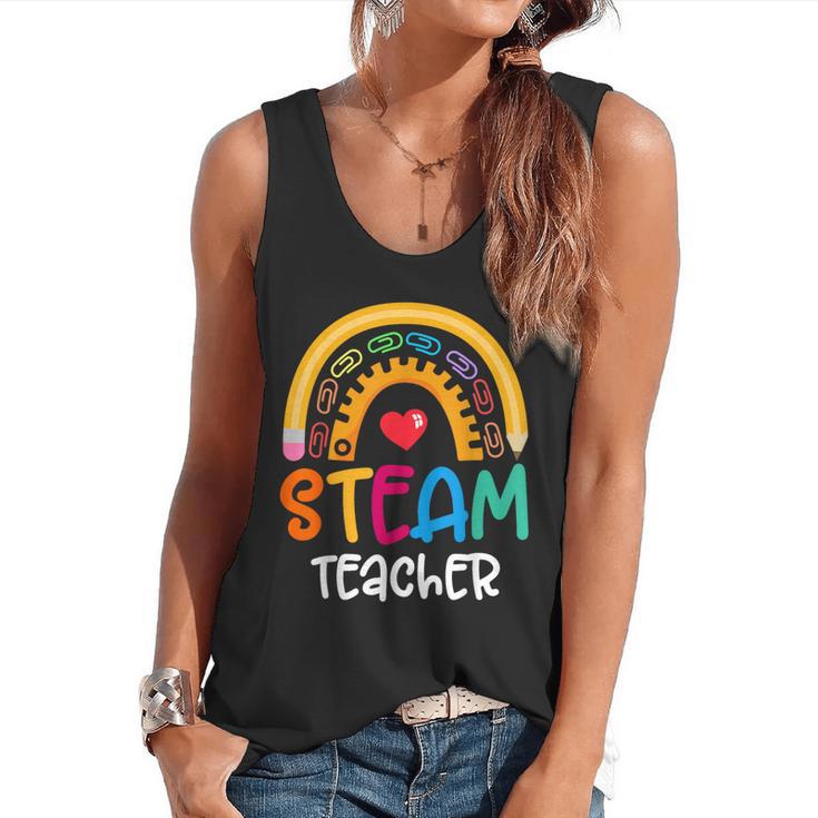 STEAM Teacher Squad Team Crew Back To School STEM Special Flowy Tank