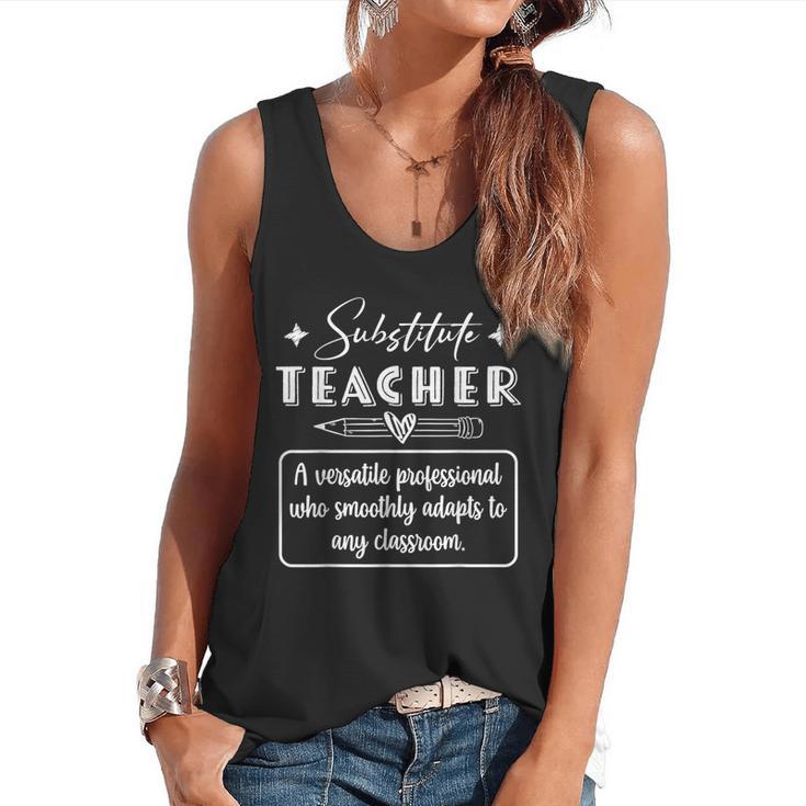 Substitute Teacher Definition Flowy Tank