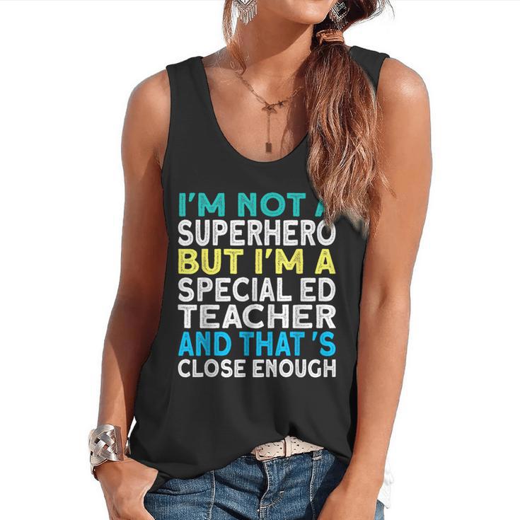 Superhero & Special Education Teacher Men Women Flowy Tank