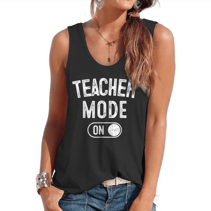 Teacher Mode On School Education Educator Flowy Tank