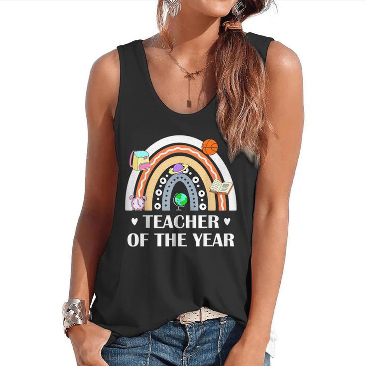 Teacher Of The Year Best Teacher Ever Men Women Flowy Tank