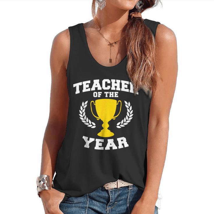 Teacher Of The Year For Men Women Flowy Tank