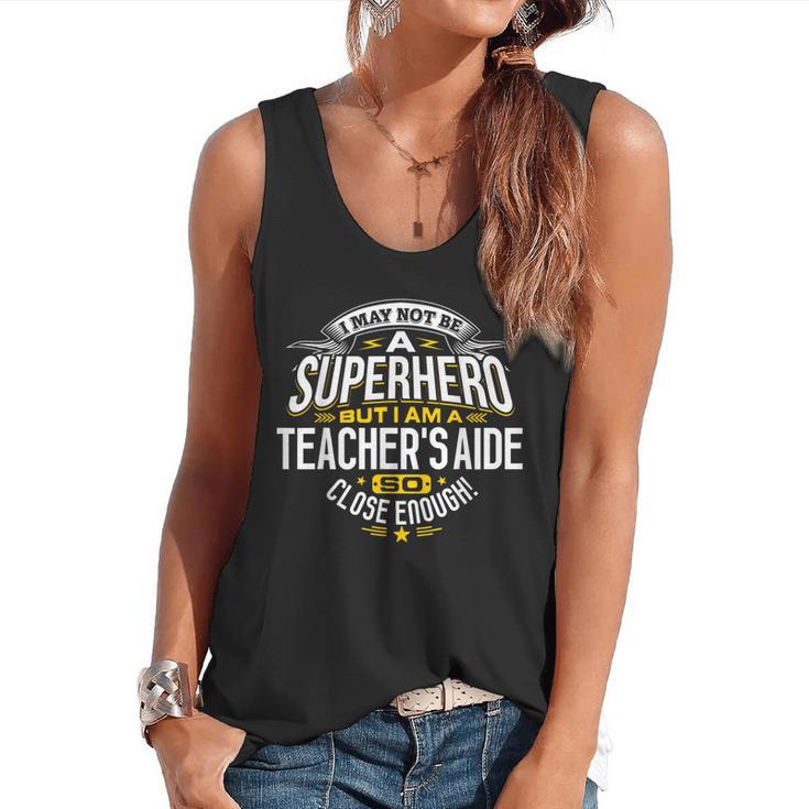 Teachers Aide Idea Professional Superhero Teachers Aides Men Women Flowy Tank