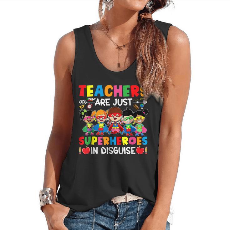 Teachers Are Just Superheroes In Disguise Back To School Flowy Tank