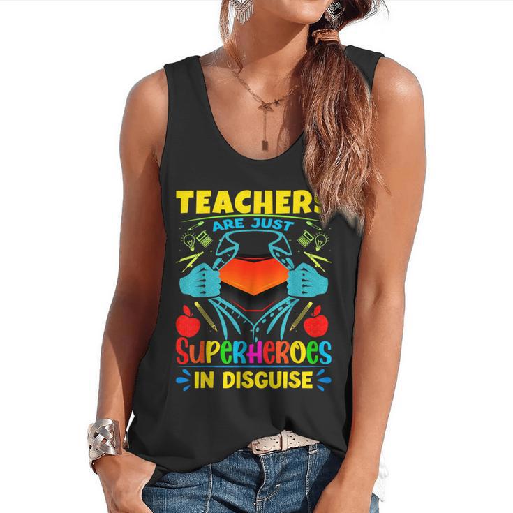 Teachers Are Superheroes – Fun Appreciation Flowy Tank