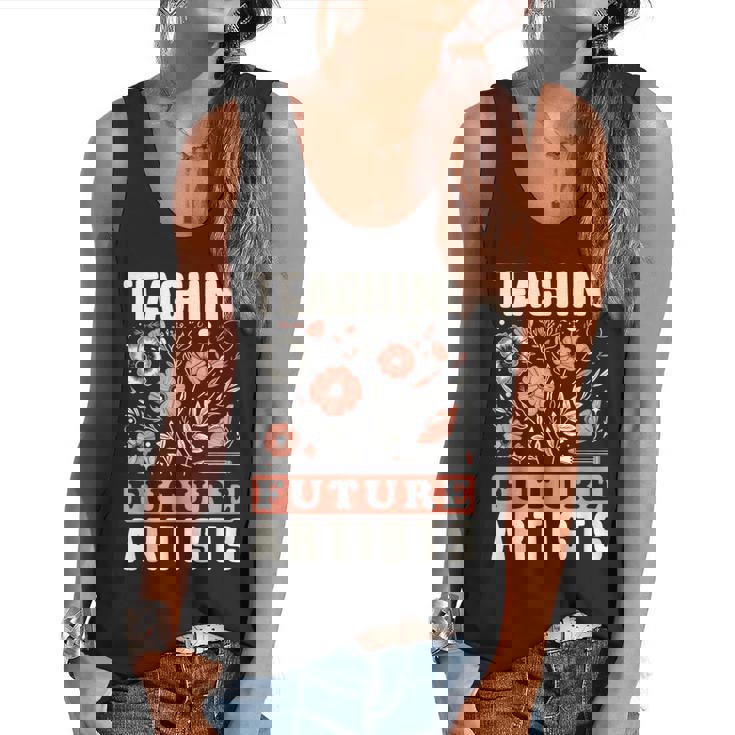 Teaching Future Artists For Art Teachers And Lovers For Men Women Girls Kids Flowy Tank