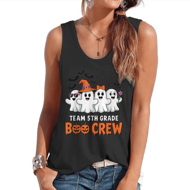 Team 5th Grade Boo Crew Halloween Teacher Student Costume Flowy Tank