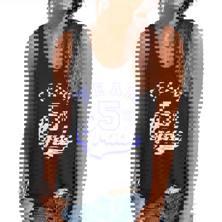 Team 5th Grade Fifth For Teacher Or Students Flowy Tank