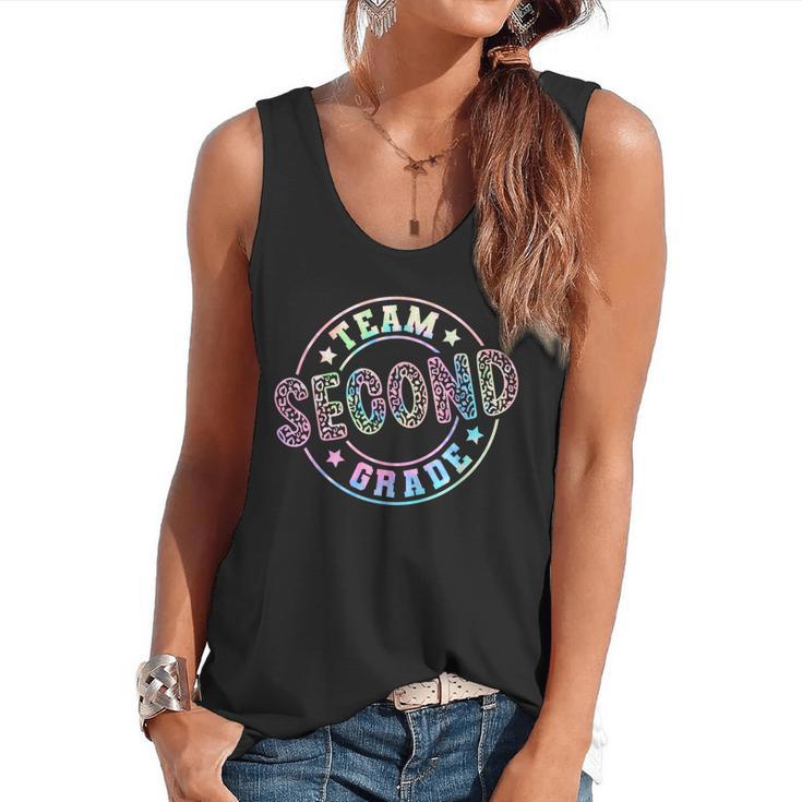 Team Second Grade Teacher Student Back To School 2nd Grade Flowy Tank