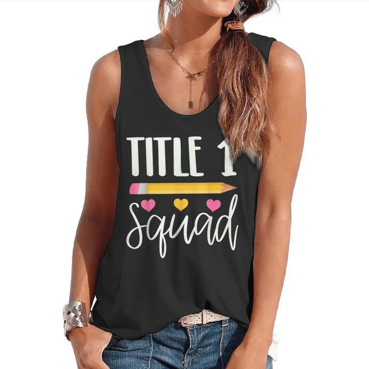 Title 1 Reading Teacher Shirt Flowy Tank