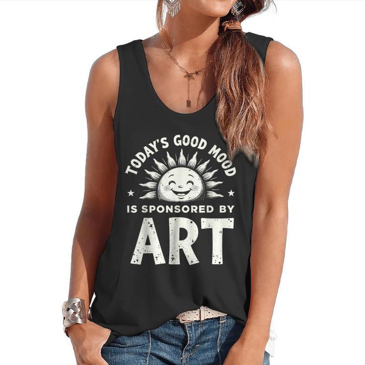 Today’s Good Mood Is Sponsored By Art Teacher Sun Tee Flowy Tank