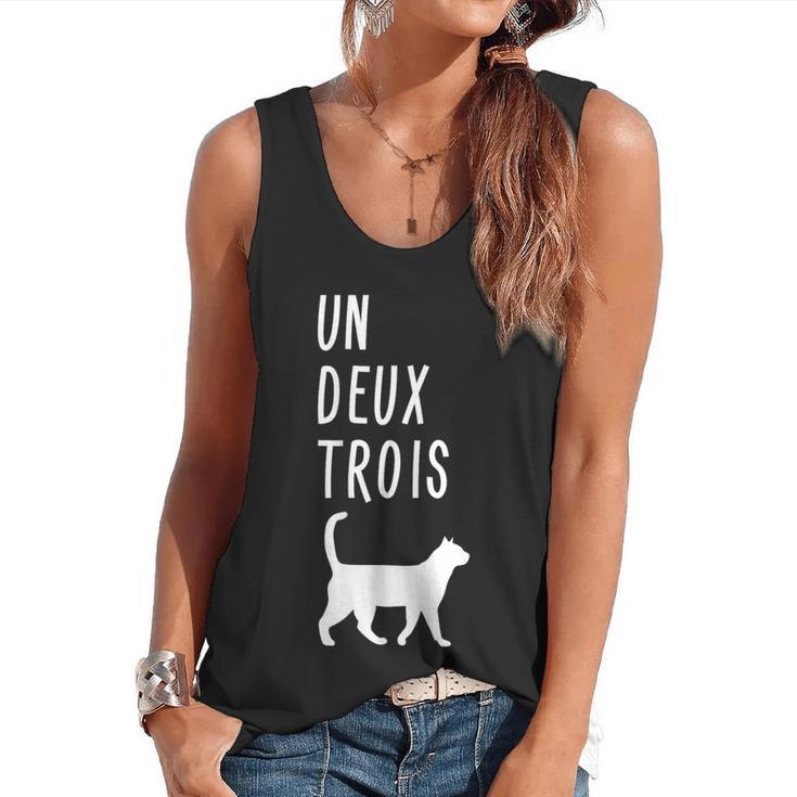 Un Deux Trois Cat Shirt French Teacher Flowy Tank