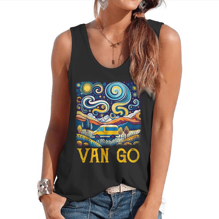Van Go Vanlife Accessories Artist Art Teacher Flowy Tank