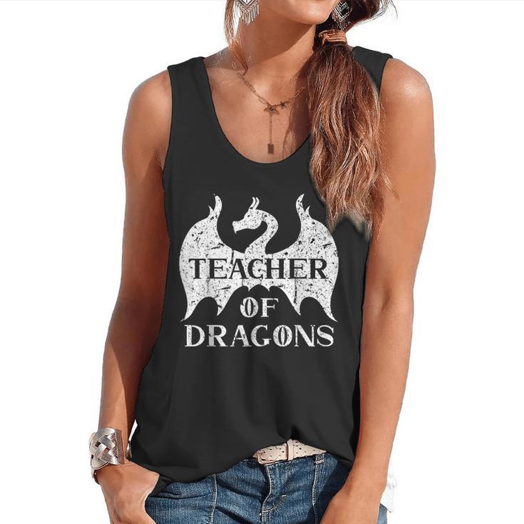 Vintage Teacher Of Dragons Quotes Teacher Student Flowy Tank