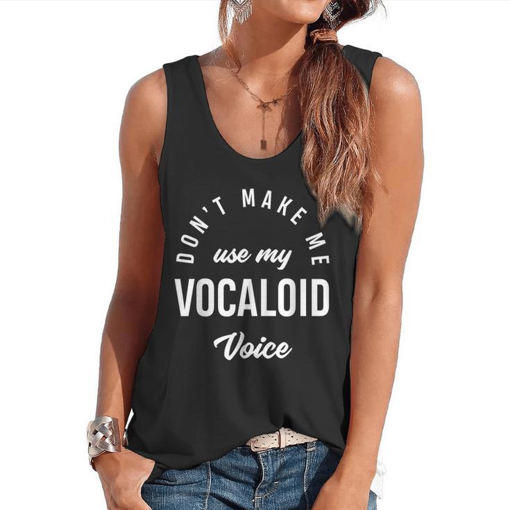 Vocaloid Voice Vocal Music Teacher Singer Singing Flowy Tank