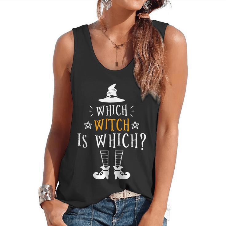 Which Witch Is Which Halloween Grammar Teacher Costume Flowy Tank