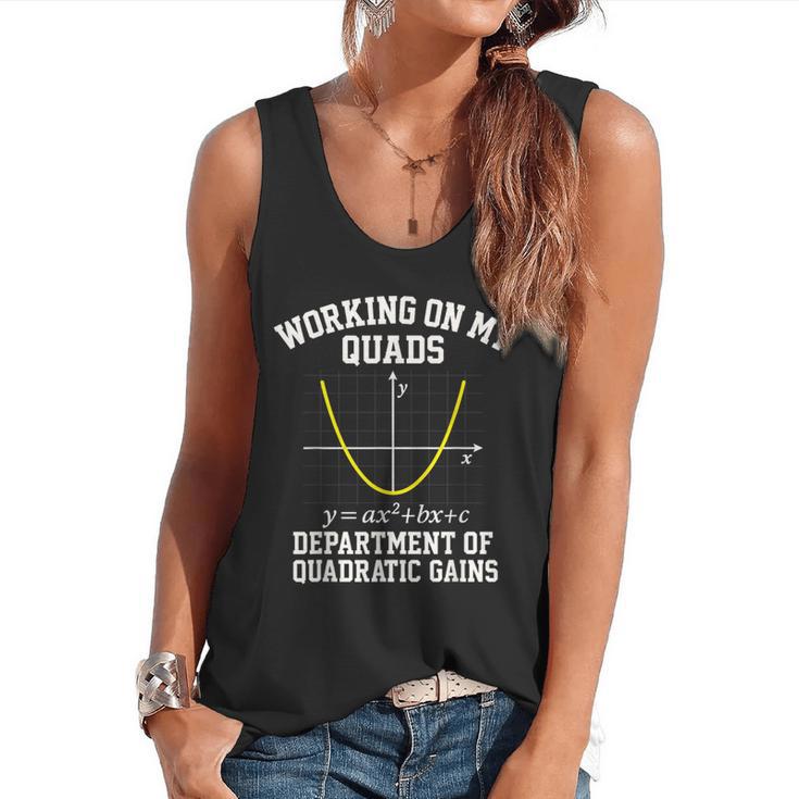Working On My Quads Algebra Math Gym Teacher Flowy Tank