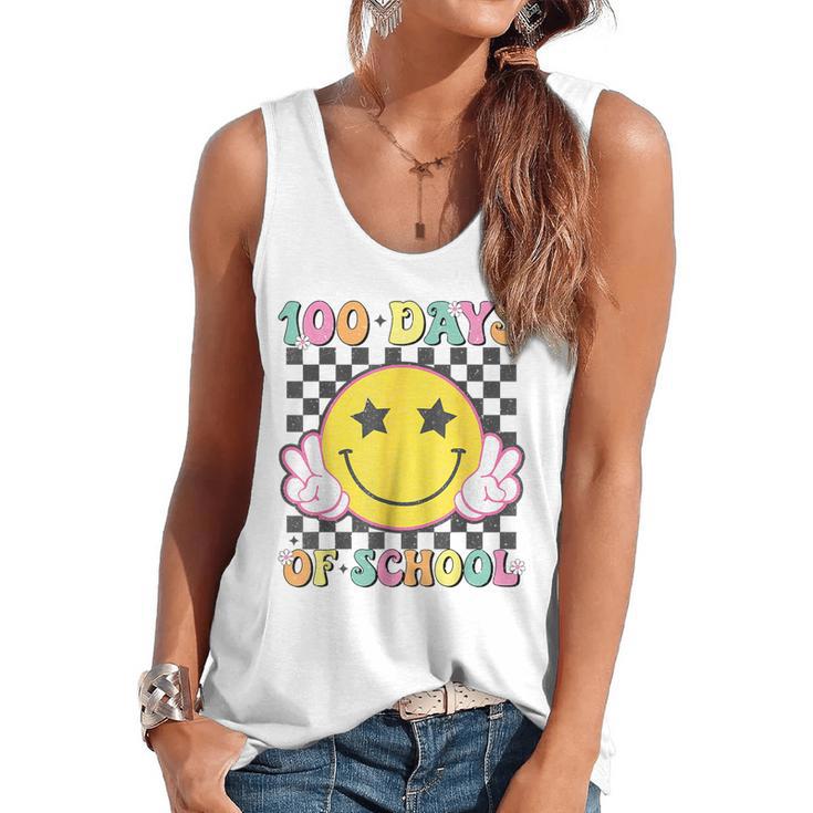 100th Day Of School Teacher Kids 100 Days Of School Flowy Tank