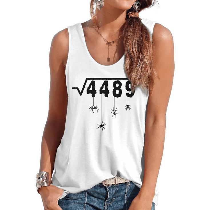 67 Meme Math Teacher 6 7 Halloween Spiders Square Root 4489 Flowy Tank