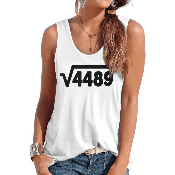 67 Meme Square Root 4489 Six Seven Slang Math Teacher Flowy Tank