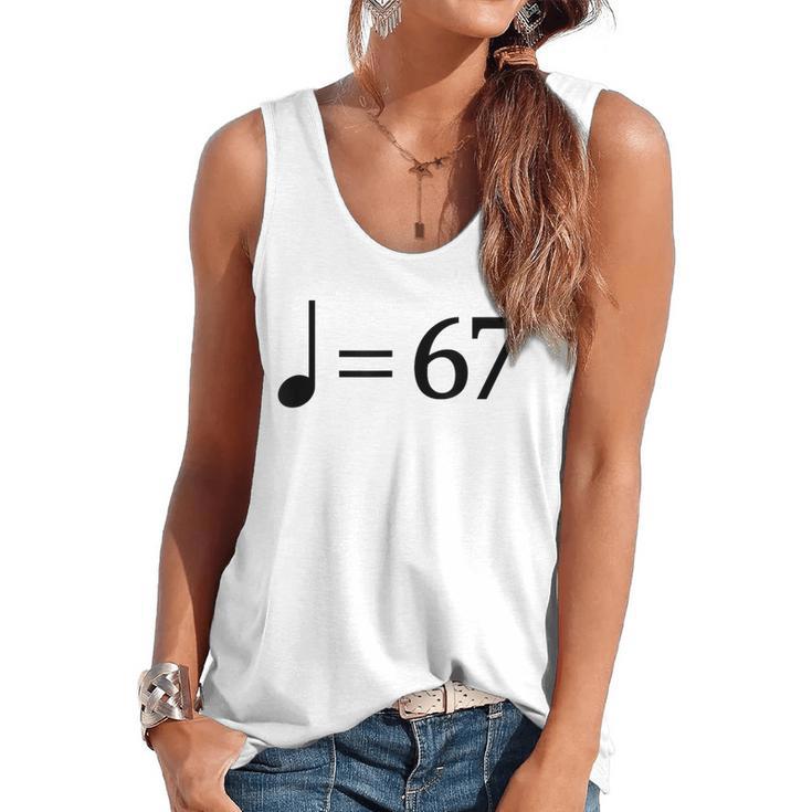 67 Music Meme Slang Musician Kids Music Teacher Flowy Tank